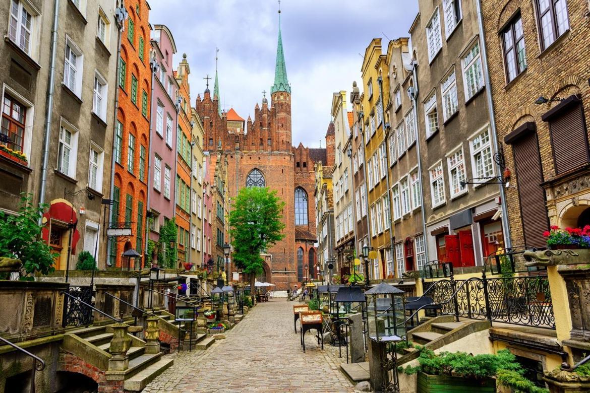 Swish Apartment -10 Min To Old Town Gdansk,Pkp & Shopping Mall מראה חיצוני תמונה